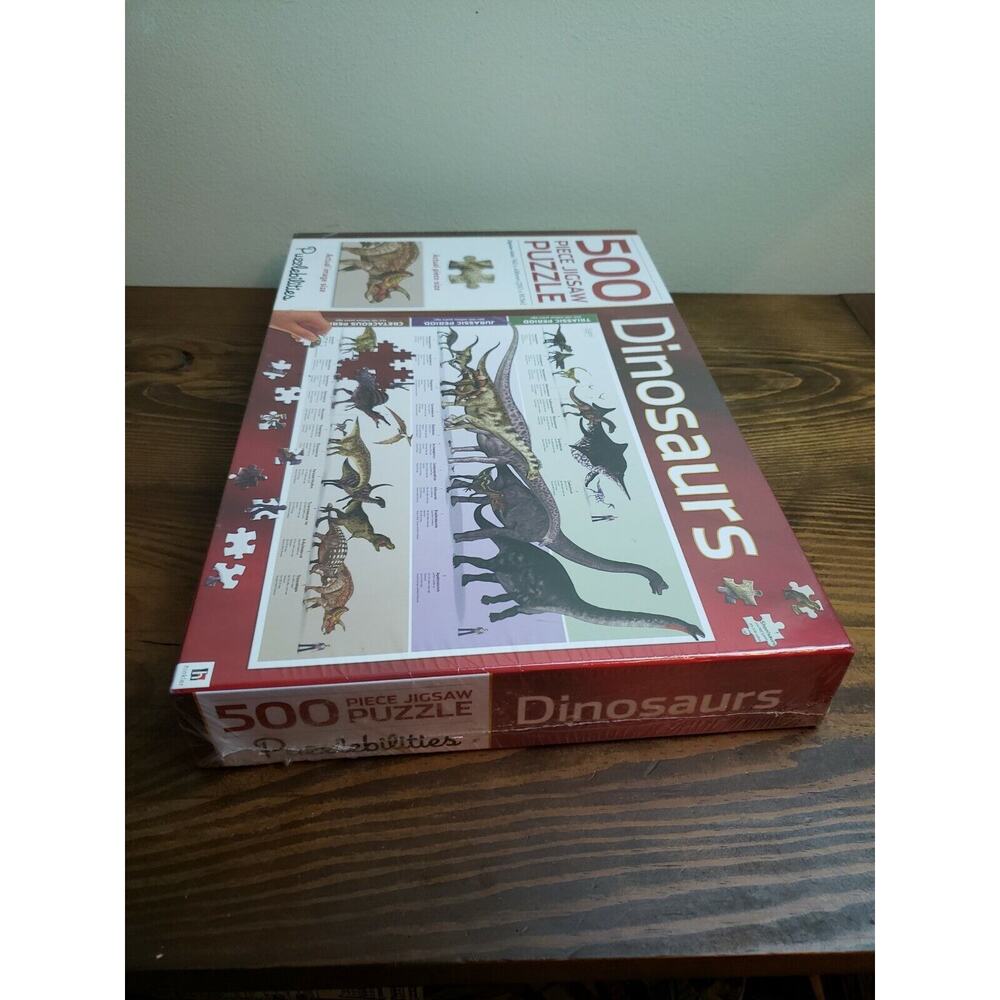 Dinosaurs 500 Piece Jigsaw Puzzle Educational Learning Puzzlebilities - Picture 5 of 5